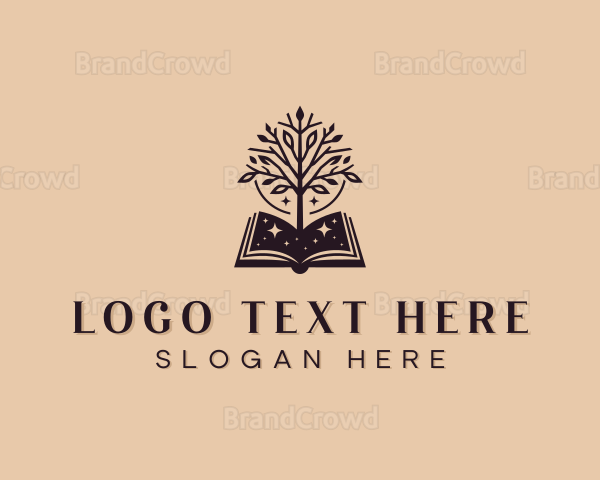 Book Publishing Tree Logo