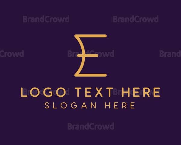 Premium Luxury Letter E Business Logo