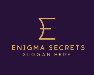 Premium Luxury Letter E Business logo design