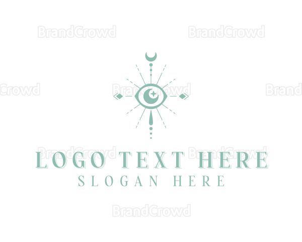 Crescent Eye Boho Logo