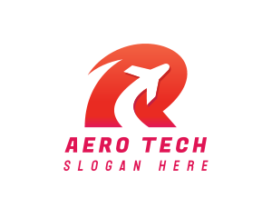 Aero - Travel Airplane Flight logo design