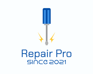 Fix - Screwdriver Tool Fix logo design