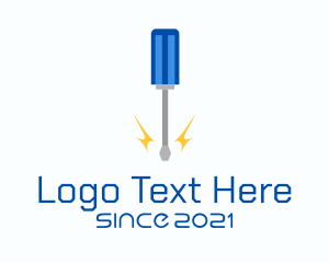 Labourer - Screwdriver Tool Fix logo design