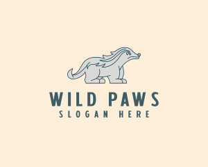 Wild Anteater Animal logo design