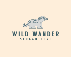 Wild Anteater Animal logo design