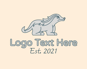 Animal - Wild Anteater Animal logo design