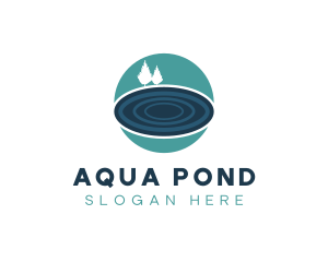 Pond - Lake Nature Park logo design