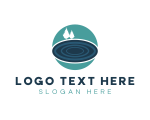 Lagoon - Lake Nature Park logo design