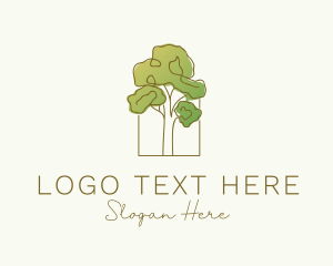 Eco Park - Nature Tree Planting logo design