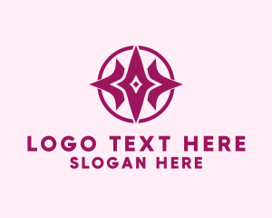 Office - Tri Star Burst logo design