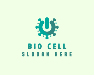 Microorganism - Virus Microbe Disease logo design