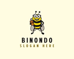 Drink - Bee Juice Drink logo design