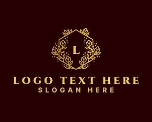 Hexagon - Premium Floral Flower logo design
