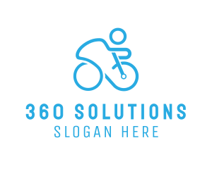 Bicycle Bike Cyclist logo design