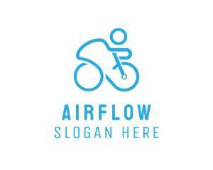 Bicycle Bike Cyclist logo design