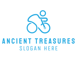 Bicycle Bike Cyclist logo design