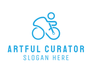 Bicycle Bike Cyclist logo design