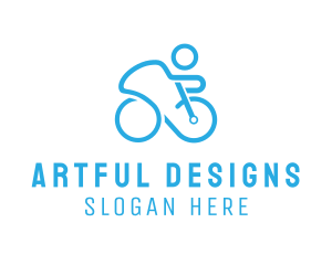 Bicycle Bike Cyclist logo design