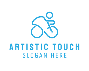 Bicycle Bike Cyclist logo design