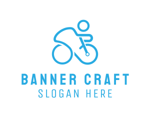 Bicycle Bike Cyclist logo design