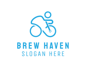 Bicycle Bike Cyclist logo design