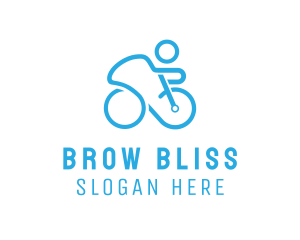 Bicycle Bike Cyclist logo design