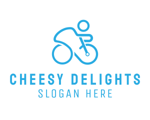 Bicycle Bike Cyclist logo design