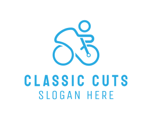 Bicycle Bike Cyclist logo design