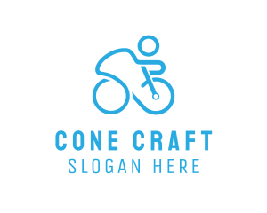 Bicycle Bike Cyclist logo design