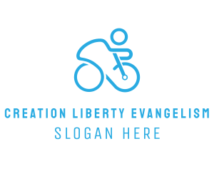 Bicycle Bike Cyclist logo design