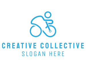 Bicycle Bike Cyclist logo design