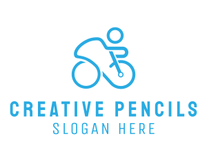 Bicycle Bike Cyclist logo design