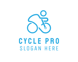 Bicycle Bike Cyclist logo design