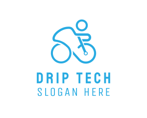 Bicycle Bike Cyclist logo design