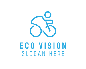 Bicycle Bike Cyclist logo design