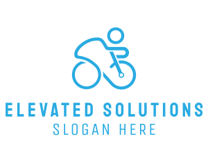 Bicycle Bike Cyclist logo design