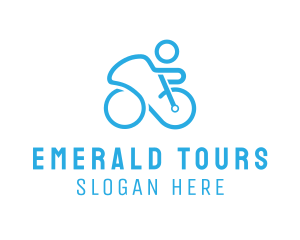 Bicycle Bike Cyclist logo design