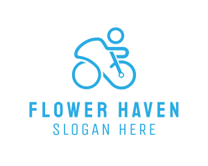 Bicycle Bike Cyclist logo design