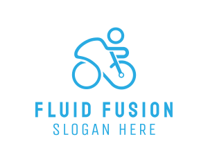 Bicycle Bike Cyclist logo design