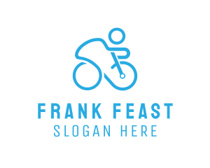 Bicycle Bike Cyclist logo design