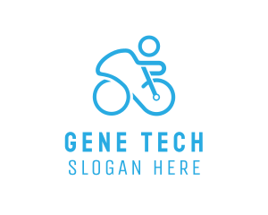 Bicycle Bike Cyclist logo design