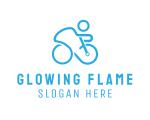 Bicycle Bike Cyclist logo design