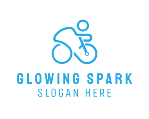 Bicycle Bike Cyclist logo design