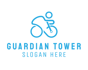 Bicycle Bike Cyclist logo design