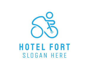 Bicycle Bike Cyclist logo design