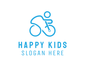 Bicycle Bike Cyclist logo design