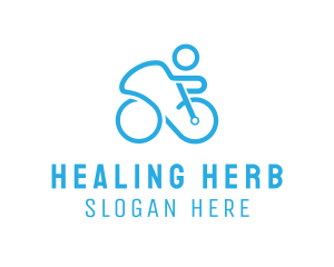 Bicycle Bike Cyclist logo design