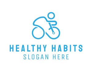 Bicycle Bike Cyclist logo design