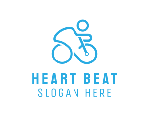 Bicycle Bike Cyclist logo design