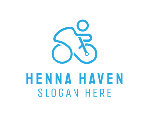 Bicycle Bike Cyclist logo design